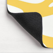 Tapis de souris jaune et blanc (Coin)