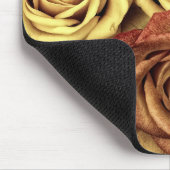 Tapis De Souris jaune et rouge rose (Coin)