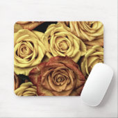 Tapis De Souris jaune et rouge rose (Avec souris)