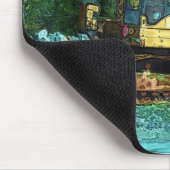 Tapis De Souris Jaune Grader Earth-Mover Art Mousepad (Coin)