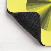 Tapis de souris jaune illusion d'optique (Coin)