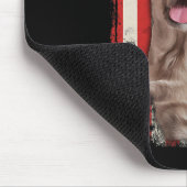 Tapis De Souris Jaune Labrador Labs Patriotique American Flag Chie (Coin)
