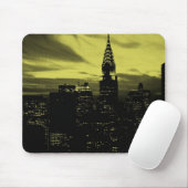 Tapis De Souris Jaune pointu Noir New York City (Avec souris)