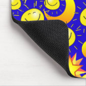 Tapis De Souris Jaune Sun Stars Lune Blue Souse Pad! Panier de sou (Coin)