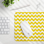 Tapis De Souris Jaune Zigzag, Jaune Chevron, Motif géométrique