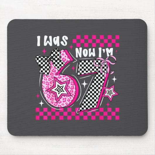 Tapis De Souris J'avais 6 ans maintenant j'ai 7 ans Funny 7e anniv (Devant)