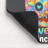 Tapis De Souris J'avais 6 ans maintenant j'ai 7 ans Tie Dye Annive (Coin)