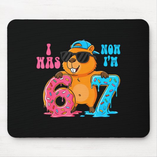 Tapis De Souris J'avais six ans maintenant j'ai sept ans 6 7 Capyb (Devant)