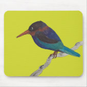 Tapis De Souris Javan Kingfisher sur une carte souris (Devant)