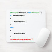 Tapis De Souris JavaScript Mousepad. Unique(développeur logiciel) (Avec souris)