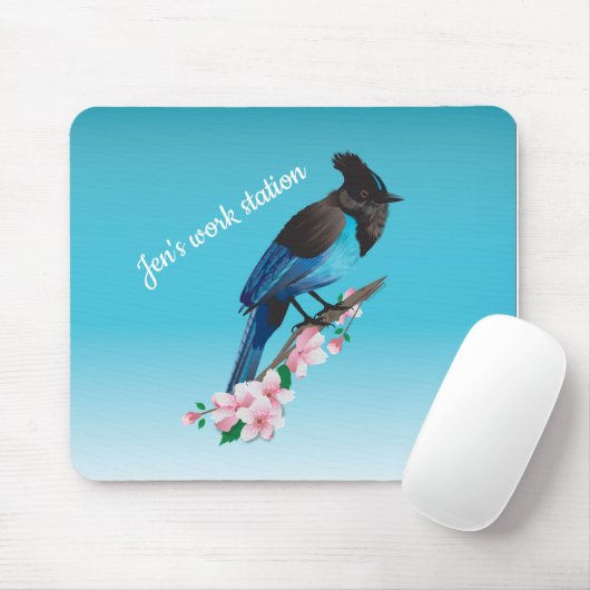 Tapis De Souris Jay Mousepad de Steller (Avec souris)