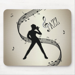 Tapis De Souris Jazz Dance Golden Music Souris