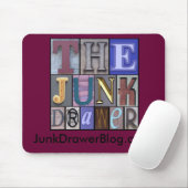 Tapis De Souris JDLogo, JunkDrawerBlog.com (Avec souris)