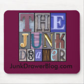 Tapis De Souris JDLogo, JunkDrawerBlog.com (Devant)