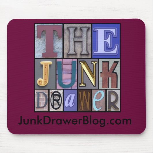 Tapis De Souris JDLogo, JunkDrawerBlog.com (Devant)