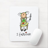 Tapis De Souris Je brode (Avec souris)