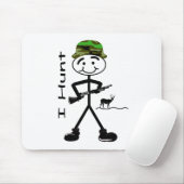 Tapis De Souris Je chasse des cerfs communs (Avec souris)