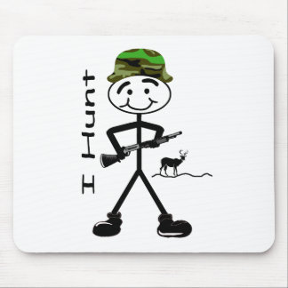 Tapis De Souris Je chasse des cerfs communs