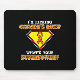 Tapis De Souris Je commence le cancer Leucémie Sensibilisation Ora