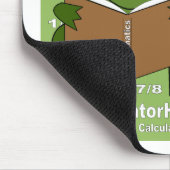 Tapis De Souris Je creuse des maths Mousepad de fractions (Coin)