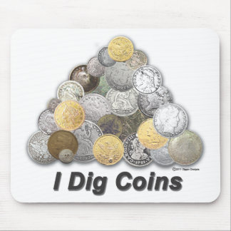 Tapis De Souris Je creuse des pièces de monnaie