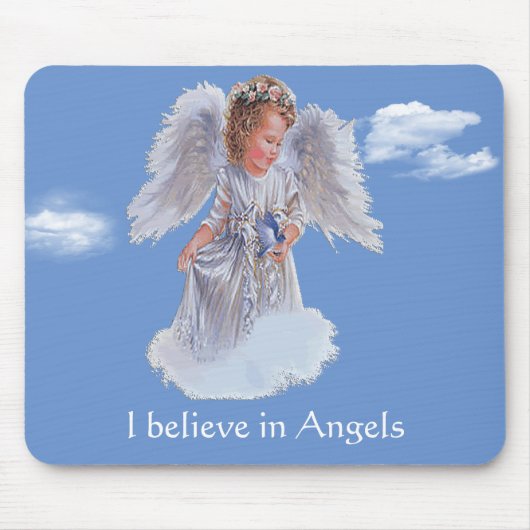 Tapis De Souris Je crois aux anges (Devant)
