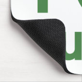 Tapis De Souris Je déteste le thon (Coin)
