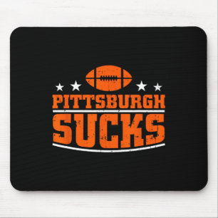 Tapis De Souris Je déteste Pittsburgh Design Hommes Femmes Funny P