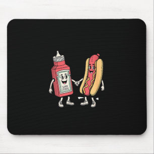 Tapis De Souris Je fais gicler sur Juicy Wieners Hot Dog Blague dr