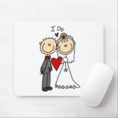 Tapis De Souris Je fais la cérémonie de mariage Mousepad (Avec souris)
