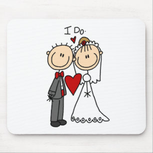 Tapis De Souris Je fais la cérémonie de mariage Mousepad