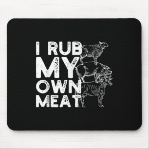 Tapis De Souris Je Frotte Mon Idée Cadeau De Viande D'Un Chef Barb