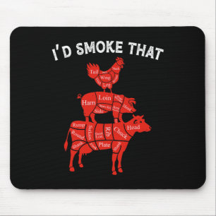 Tapis De Souris Je fumerais que Fumer Barbecue Barbecue Lover Gril