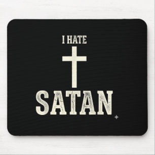 Tapis De Souris Je hais Satan