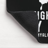 Tapis De Souris Je Lutte Pour Mon Épouse Fibromyalgie Mois B (Coin)