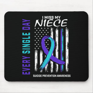 Tapis De Souris Je Manque Ma Nièce Prévention Du Suicide Ameri