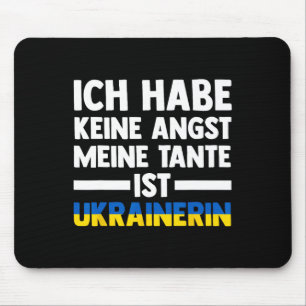 Tapis De Souris Je n'ai pas peur, ma tante est ukrainienne 