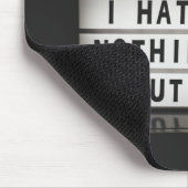 Tapis De Souris Je Ne Déteste Rien De Toi Avec Red Heart Light (Coin)