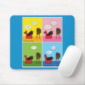 Tapis De Souris Je ne dormirai jamais de la bande dessinée (Avec souris)