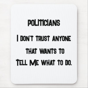 Tapis De Souris Je ne fais pas confiance