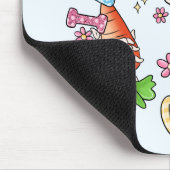 Tapis De Souris Je ne fais pas de carottes - Mignonne lapin crâne  (Coin)