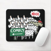 Tapis De Souris Je Ne Me Conforme Pas (Avec souris)