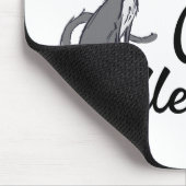 Tapis De Souris Je ne peux pas avoir d'enfants Mon chat est allerg (Coin)