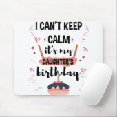 Tapis De Souris Je Ne Peux Pas Garder Le Calme C'Est Mes Filles Ch (Avec souris)