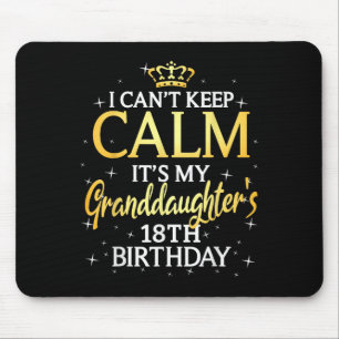 Tapis De Souris Je ne peux pas rester calme, c'est l'anniversaire