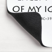 Tapis De Souris "Je ne sais rien exept…." (Coin)