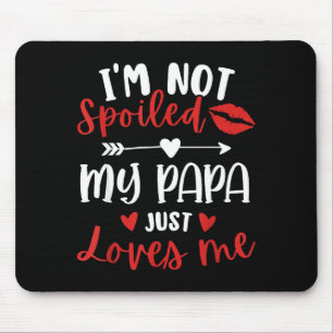 Tapis De Souris Je ne suis pas silé Mon papa m'aime fille fils fam