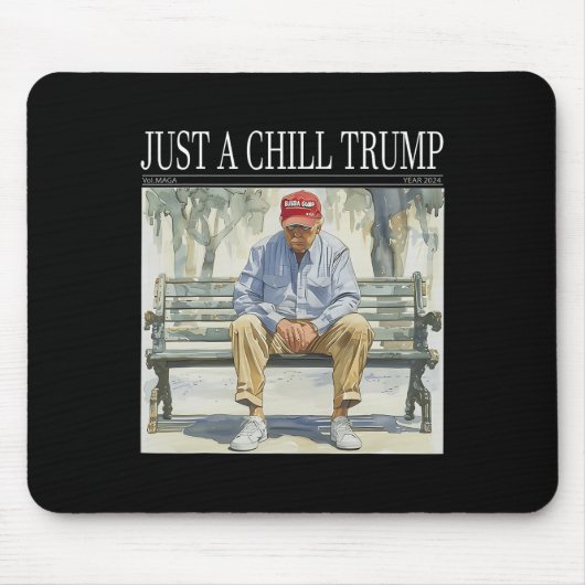 Tapis De Souris Je Ne Suis Qu'Un Gâteau Trump Drôle Gâteau Mème (Devant)