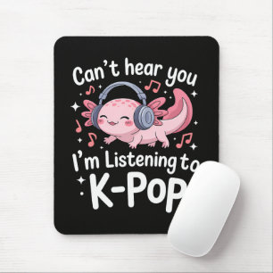 Tapis De Souris Je ne t'entends pas, j'écoute du K-Pop