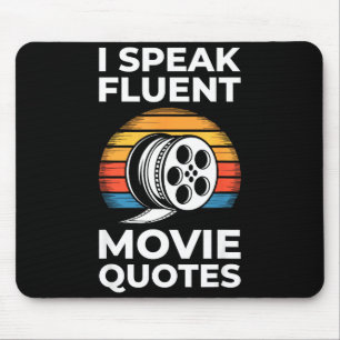 Tapis De Souris Je Parle Couramment Chemise Citations De Films Hom